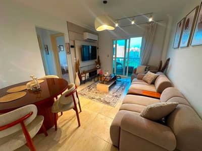 A furnished hotel-style apartment for rent in the newest phase of Madinaty.