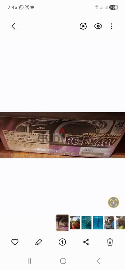 مشغل اقراص CD + شرائط كاسيت  JVC