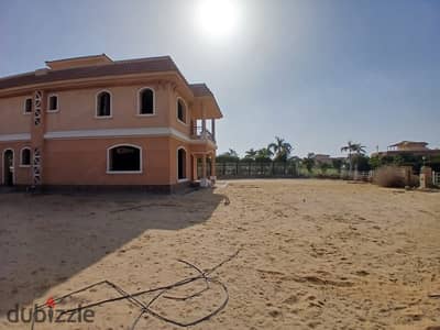 For sale, a villa K in Madinaty with a wide garden view, the largest plot area.