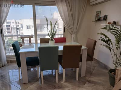 ترابيزة سفرة و 6 كراسي ستايل الوان تركى بالكفر المعاينة بالفيديو فقط
