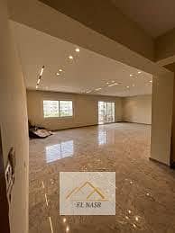 Apartment for rent—suitable for residential or administrative use—on the main extension of Hassan El-Maamoun Street in Nasr City; located in a modern,