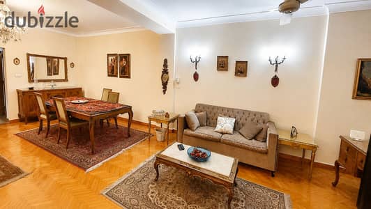 Furnished apartment for rent in Dokki, two bedrooms and two bathrooms near the Sporting Club