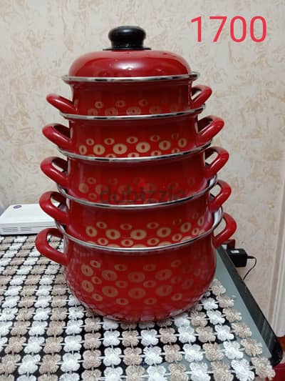 5حلل صاج تركي  مقاس16/18/20/22/24