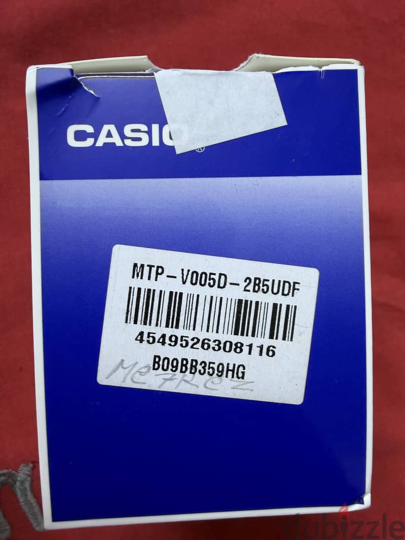 Casio Watch mtp v005d 10