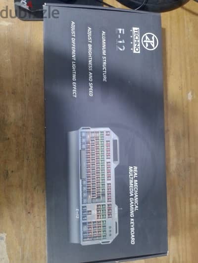 كيبورد ميكانيكال Techno Zone E-12 RGB