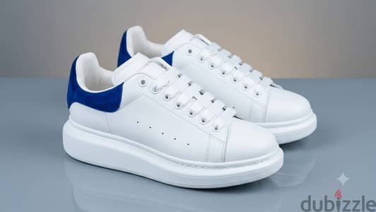 Alexander Mcqueen White/Paris Blue Size 45 (Premium High Copy)