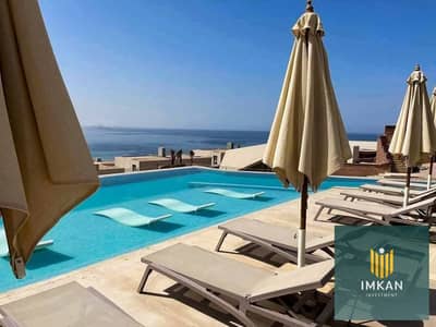 Ready for immediate handover: A chalet for sale in Ain Sokhna at the Boho resort—located directly on the sea and the lagoon—with a down payment of onl