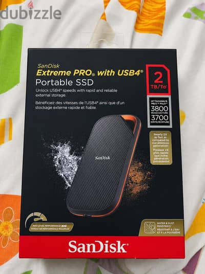Sandisk Extreme pro USB4 2TB portable ssd