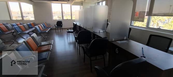 Fully finished administrative office for rent, with air conditioning, in a strategic location in New Cairo – directly on 90th Street – Trivium Busines