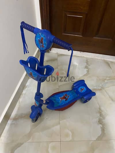 Scooter spiderman for kids
