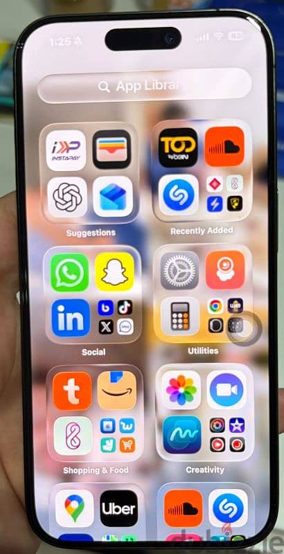 Iphone 15 Pro matt black 1