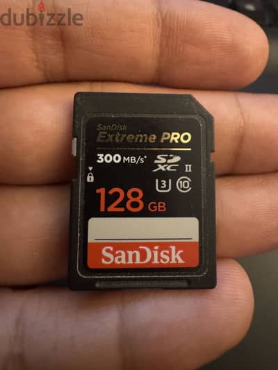 Sandisk Extreme Pro SDXC UHS-II 300MB/s - 128GB Memory Card