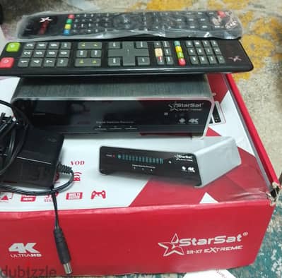 ريسيفر ستارسات 4k موديل x7 extreme