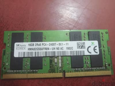 16gb DDR4 ram for laptop 2400mhz