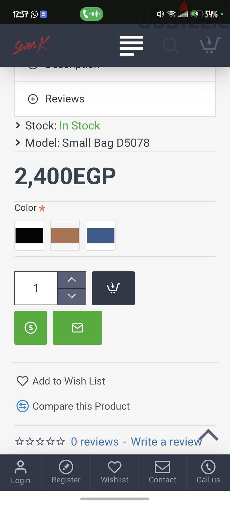 Seven K small bag 1
