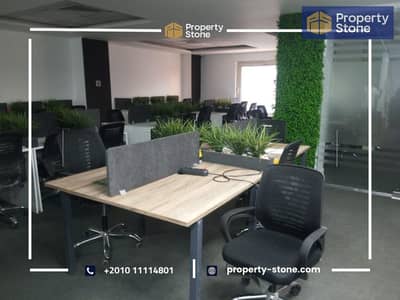  مقر إداري للإيجار – موقع متميز بالقرب من التسعين الشمالي والجنوبي | التجمع الخامس