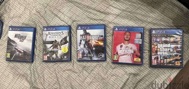 PS4 Games Bundle – 5 Games for Sale – Only 2,000 EGP
