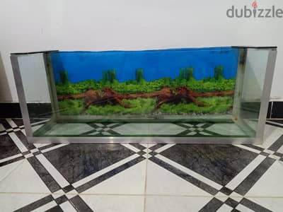 لسرعة البيع حوضين سمك بالغطاء المخصص بتاعهم