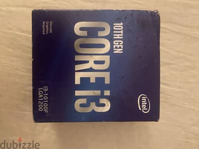 I3-10100F new