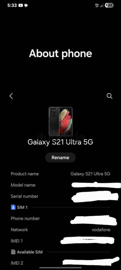 Samsung S21 Ultra