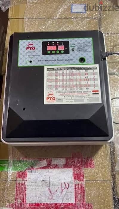 فقاسة اتوماتيك pto 70 بيضه بكرتونتها تعتبر جديد