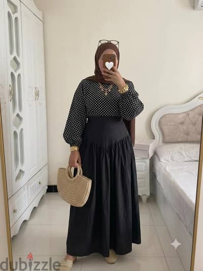 waistband skirt poplin