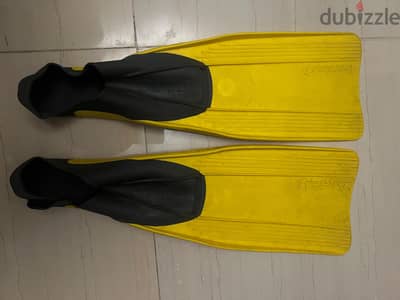 Cressi Clio yellow fins used SIZE:41-42