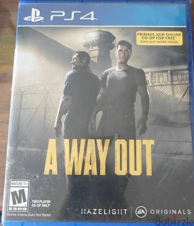 A way out playstation 4 CD game