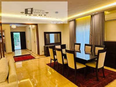 أفضل سعر فيلا مفروشة بالكامل للبيع في بيلاجيو Bellagio القاهرة الجديدة New Cairo 350 متر مباني و440 متر أرض حمام سباحة خاص