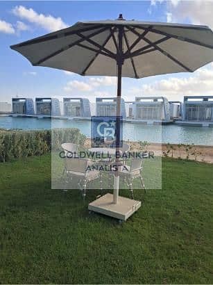 town house corner for sale in fouka bay with big garden very prime location first use fully furnished by mona hessin