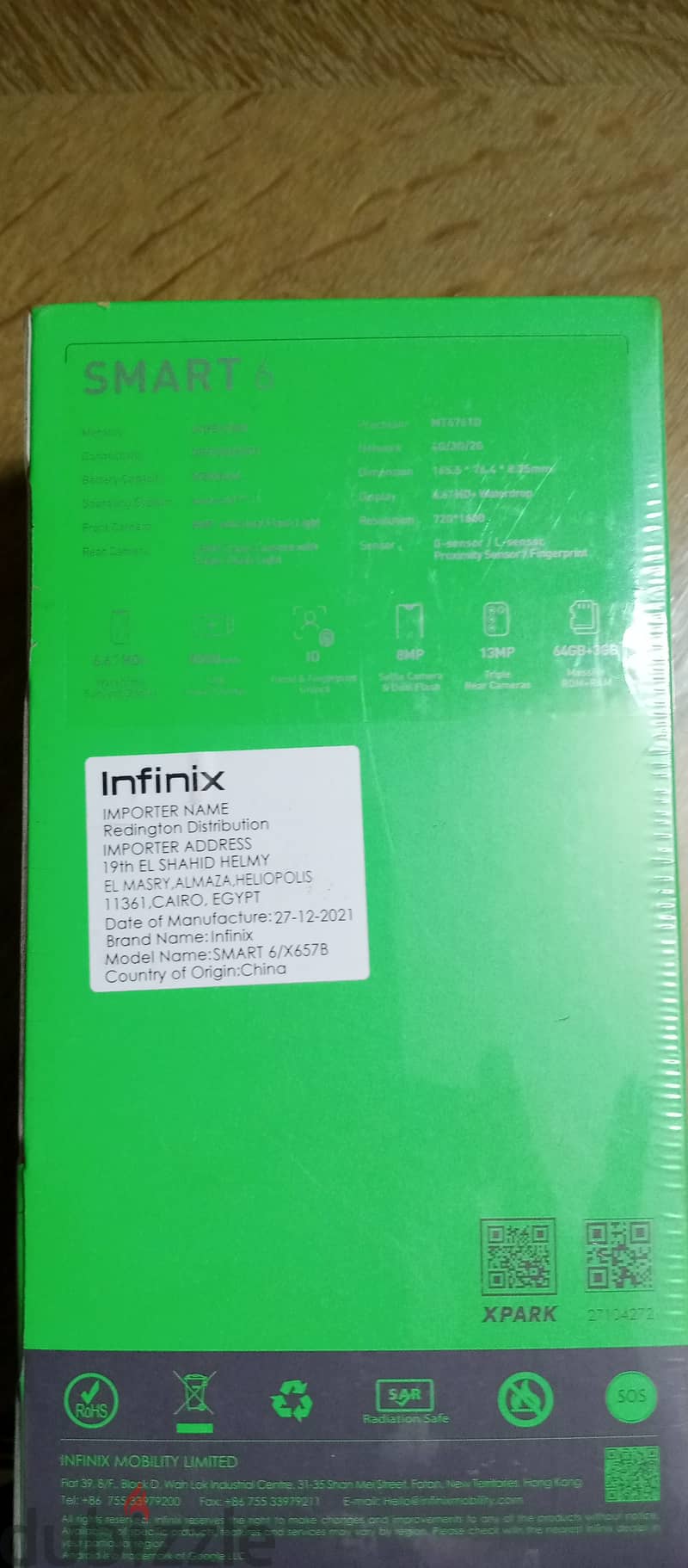 Infinix smart 6 HD 1