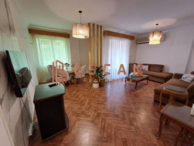 Furnished apartment for sale in Al Rehab City, ground floor with private garden, prime location Near services