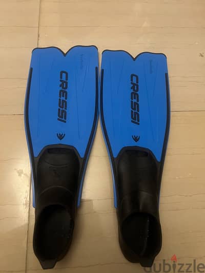 Original Cressi Rondinella CA182047 Fins – Size 35–36 – Lightly Used