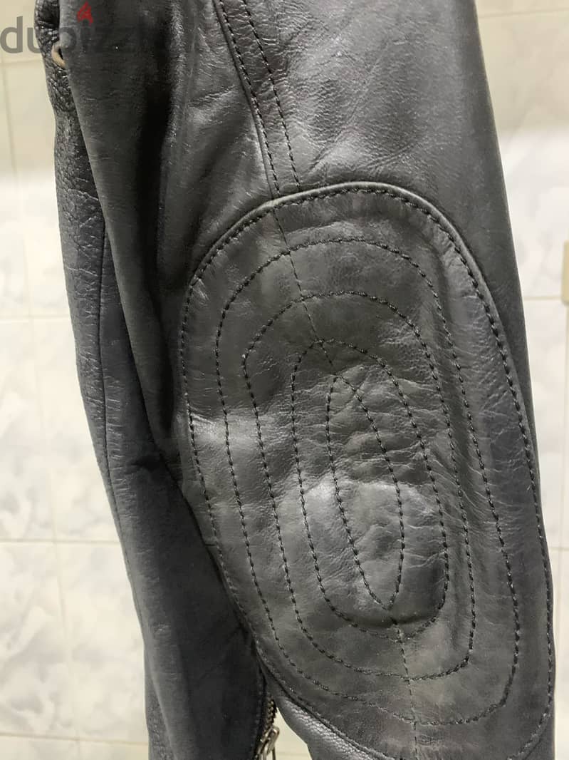 vintage real leather jacket 3