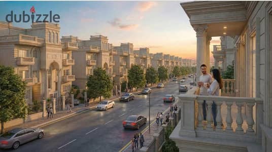 شقه للبيع في كمبوند اب تاون في 6 امتوبر 3 غرف بمقدم 10 % وقسط علي 10 سنين