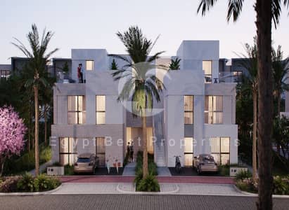 جراوند دوبلكس للبيع في ZED East القاهرة الجديدة | 3 غرف | 191 متر | تشطيب كامل