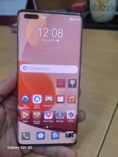 Huawei Mate 40 Pro حالة ممتازة بجميع المشتملات