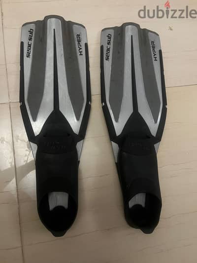 SEAC Sub Hyper X Swim & Snorkeling Fins 34–35 used