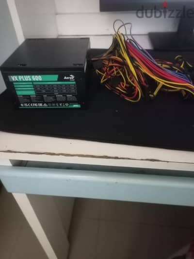 باور سبلاي aerocool vx plus 600W بكرتونته للبيع