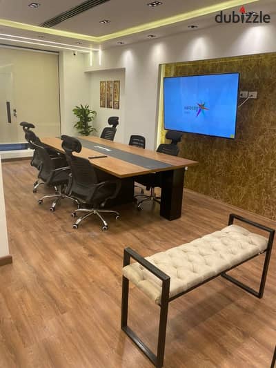 Fully Finished & Furnished Office for Rent in Izar Plaza, Sheikh Zayed  150 SQM  Ready to Move