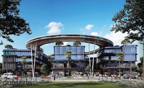 مكتب اداري للبيع بمساحه 55م بسعر استثماري بأقل مقدم واطول فتره سداد في CONNECT4 MALL في قلب حدائق أكتوبر بخصومات مميزه October gardens