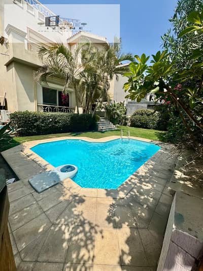Standalone Villa for Rent in Katameya Hills New Cairo 610 sqm BUA 520 sqm Land Private Pool Jacuzzi