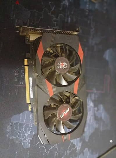 كرت شاشة GTX 1050 Ti 4GB مستعمل بحالة ممتازة للبيع