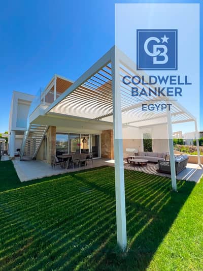 فرصة استثمارية مميزة | فيلا 640 م للبيع متشطبه ومفروشه بالكامل- جاهزه للأستلام داخل Seashell North Coast سي شيل  - الساحل الشمالي - 6 غرف