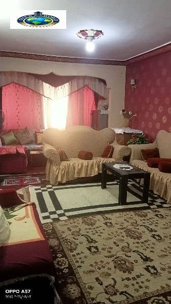 Furnished, air-conditioned apartment for rent in Arab El Maadi