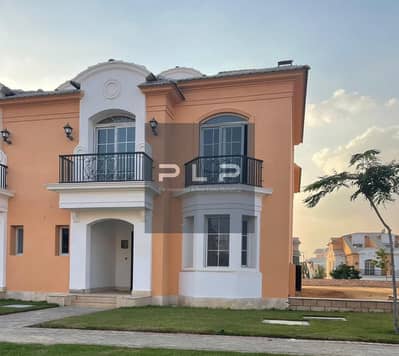 Stand-alone villa with an open landscape view, ready to move, at the lowest market price in Layan Sabbour Compound.