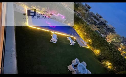 فيلا استاندالون مفروشة بالكامل للإيجار في بالم هيلز قطامية Palm Hills Katameya PK2 New Cairo 512 متر مباني و720 متر أرض 7 غرف نوم