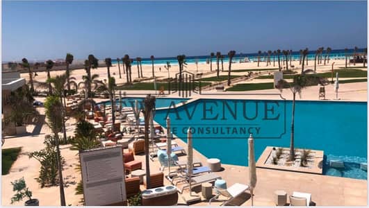 سي شور الساحل الشمالي Seashore North Coast شاليه للبيع الدور الثالث فيو لاجون تقسيط حتى ٢٠٣٢