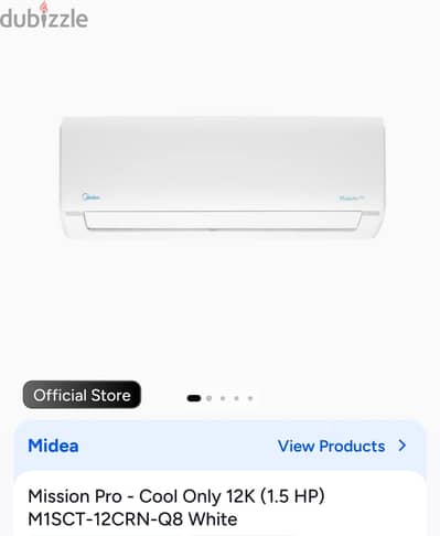 Mission Pro - Cool Only 12K (1.5 HP) M1SCT-12CRN-Q8 White