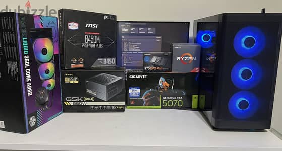 تجميعة كمبيوتر كاملة Rtx 5070